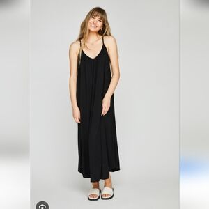 Gentle Fawn Black Maxi Dress